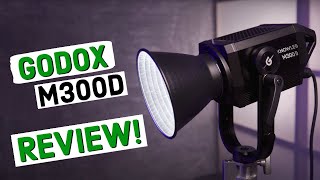 Godox M300D LED Light Review + Hands On Interview LIGHTING Setup