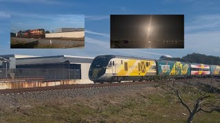 Trains on the last week of January ( Featuring 2 SPACEX Rocket launches