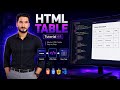 HTML TABLE Tutorial #8 | Learn HTML Tables Step by Step | Front-End Web Development Course