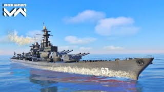 USS MONTANA BB-67 most powerful battleship in Modern Warships