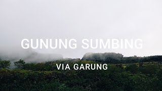 SILENT HIKING MOUNT SUMBING VIA GARUNG INDONESIA || Badai di puncak #sumbing #sumbingviagarung