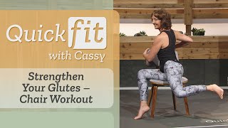 Strengthen Your Glutes – Chair Workout | Quick Fit with Cassy