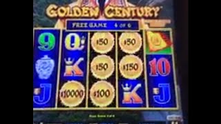 $50 Max Bet Gets My Biggest Jackpot (277X ) Dragon Link Golden Century Slot Machine Free Games Bonus