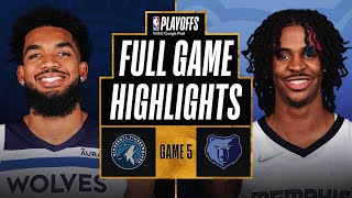 TIMBERWOLVES at GRIZZLIES | FULL GAME HIGHLIGHTS | April 26, 2022