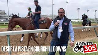 Desde la Pista de Churchill Downs - Trabajos Matinales Miércoles 28 de Abril #KentuckyDerby