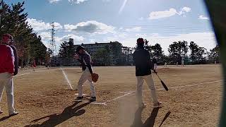 20241212⑩木曜会紅白戦⚾️延長戦