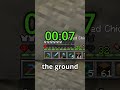 0.07 seconds from losing my hardcore world