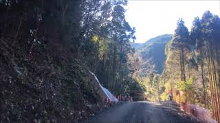 宮崎県 淵脇林道（通行止め）