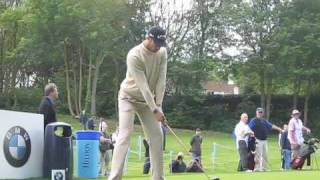 Alvaro Quiros hits a 330 yard drive