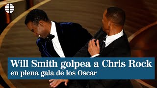 Will Smith da una bofetada, de verdad, a Chris Rock en plena gala de los Oscar