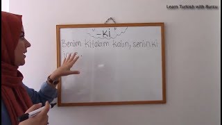 Possesive Pronouns ( benimki , seninki...) | Turkish Grammar