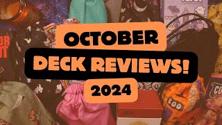 Reviewing ALL THE DECKS I worked with in October 2024 | Monthly Deck Reviews