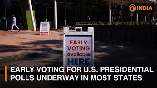 Early voting for U.S. Presidential polls underway in most states