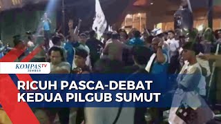 Ricuh Pasca-Debat Kedua Pilgub Sumut