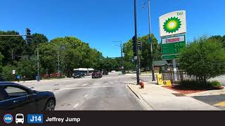 CTA's Ride the Routes: Route J14 Northbound (Time-lapse)