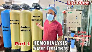 Dialysis R.O Plant | Water Treatment For Hemodialysis Part 1