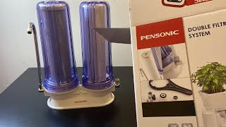 HOW TO INSTALL WATER FILTER | pensonic double filtration system pp-123