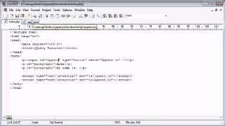 jQuery Tutorial 79 appendTo YouTube