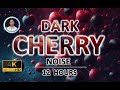 Dark Cherry Red Noise for Rapid Deep Sleep | 12 Hours | BLACK SCREEN | Tinnitus & Anxiety Relief