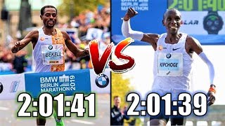 KENENISA BEKELE VS. ELIUD KIPCHOGE || MARATHON GREATNESS COMPARISON