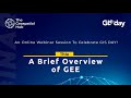 Overview of GEE (Google Earth Engine)