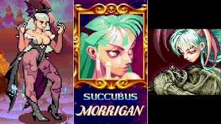 Darkstalkers - Morrigan - Special Moves + Ending Movie