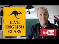 Live English class | December 13, 2016 | Canguro English