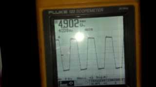 SMD D'Amore DD-1 VS FLUKE SCOPEMETER Amplifier Gain Setting, Clipping, Clamping