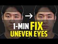 Fix Uneven Eyes｜Facial Asymmetry in 1-Minute｜Balancing Exercise