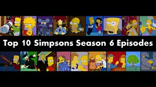 Top 10 Simpsons Season 6 Episodes