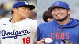 大谷翔平vs今永昇太＆山本由伸vs鈴木誠也が初対決！ 初回、山本由伸は圧巻の３者連続三振！大谷は積極果敢な初球打ちも遊飛