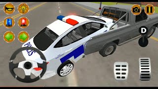 Real Police Car Simulator #21 Gerçek polis arabası oyunu - araba oyunu izle polis telsiz siren sesi