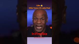 I’M INVINCIBLE!! Mike Tyson VS Jake Paul. #miketyson #shorts  #boxing