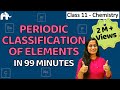 Classification of elements and periodic properties class 11 | Chapter 3 Chemistry | CBSE JEE NEET