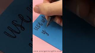 The Best Tip For Hand Lettering Beginners!