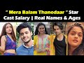 Mera Balam Thanedaar TV Serial Star Cast Salary | Real Names & Ages | Colors TV