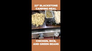 🔥 Easy Camping Meal | 22” Blackstone | Chicken, Rice, and Green Beans | Grill This Smoke That