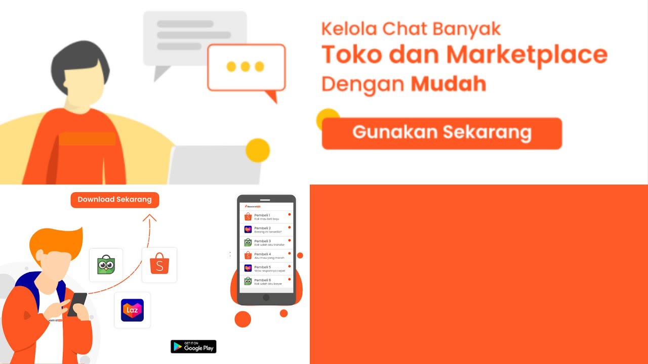 Balas Chat Banyak Toko Di Marketplace Dengan Cepat Dan Mudah. Bisa ...