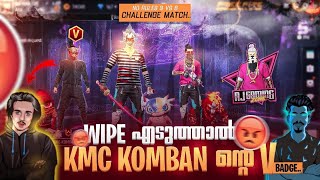 Kmc Komban ന്റെ V badge ഇനി Soul Pc ക്ക്...🤬🔥Ft Ajmal • No Rules 3 Vs 6 Challenge..🔥• Free Fire