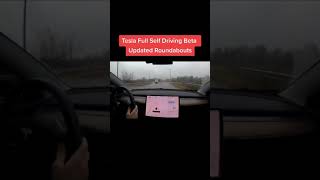Tesla Full Self Driving Beta 2 - Tesla Living #Shorts