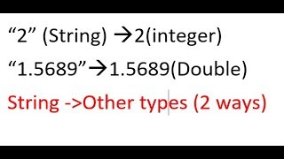 String to Integer || String to double in uipath tutorials