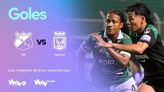Deportivo Cali vs Atlético Nacional (goles) | Liga Femenina BetPlay Dimayor 2023 | Fecha 6