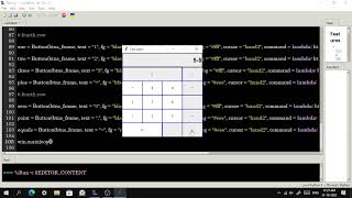 Python Program to create a simple calculator with GUI || very easy
