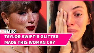 Taylor Swift's Glitter Freckles At Chiefs Game Breaks Record, Owner Breaks Into Tears | Watch