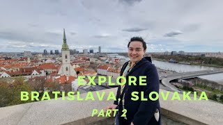 Walking Tour in Bratislava | Explore Slovakia  | Part 2