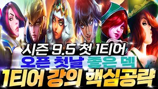 [롤토체스]시즌9.5 첫 1티어 덱 총 정리 꼭 보셔야 합니다!(시즌9,롤토체스,공략)