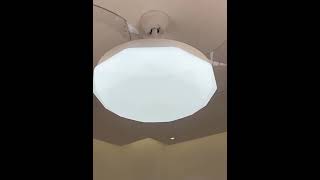 【沐格燈飾】 52寸隱形吊扇燈餐廳 led滿天星吸頂電扇燈 家用客廳變頻臥室現代簡約風扇吊燈