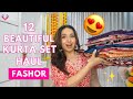 12 Beautiful Fashor Kurta Set Try On haul 😍| On Budget 💖 | Isha Vinod Jain