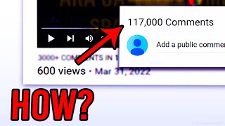 This Video With 600 Views Got 100K+ COMMENTS! (crazy)