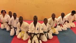 Kyokushin Karate Training @ Mas Oyama Dojo in Harare, Zimbabwe.